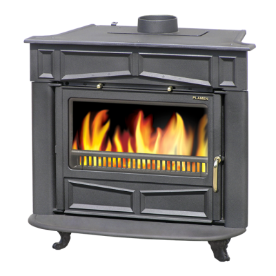 Σόμπα ξύλου Plamen Glas Franklin, 11kW - 
