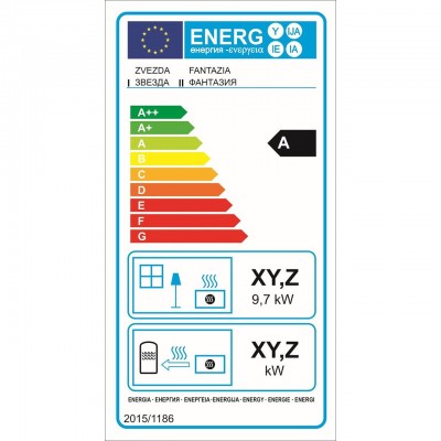 Ξυλοσομπα Zvezda Fantasia, 9.7kW - Προσφορές