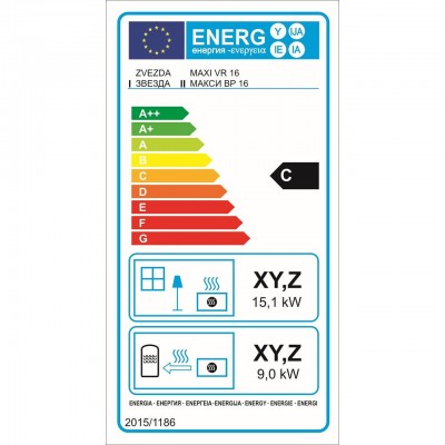 Σόμπα ξύλου καλοριφέρ Zvezda Maxi VR 16, 24.1kW - Ξυλόσομπες καλοριφέρ