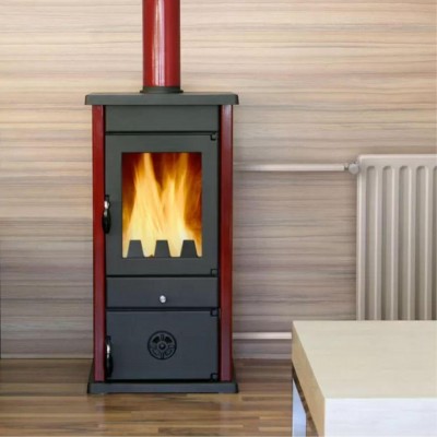 Ξυλόσομπα καλοριφερ MBS Thermo Vesta Red, 11.2kW - Wood cooker MBS Thermo MAGNUM 17kW