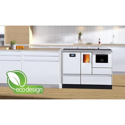 Μασίνα πέλλετ Alfa Plam Alfa Term 20 White, 20kW - Alfa-Plam