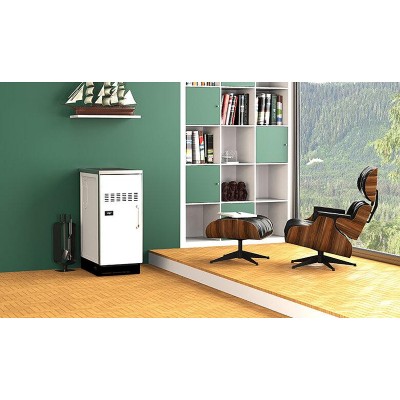 Ξυλόσομπα καλοριφερ Alfa Plam Central 23 Λευκό, 20kW - Σύγκριση Προϊόντων
