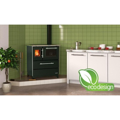 Μασίνα ξύλου με φούρνο Alfa Plam Donna 70 Ανθρακί Δεξιά, 5kW - Σύγκριση Προϊόντων