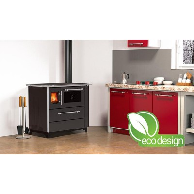 Μασίνα ξύλου με φούρνο Alfa Plam Donna 90 Ανθρακί, 5kW - Σύγκριση Προϊόντων