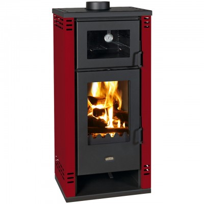 Ξυλόσομπα με φουρνο Prity K2 GT F Κόκκινο, 8.1kW - Σύγκριση Προϊόντων