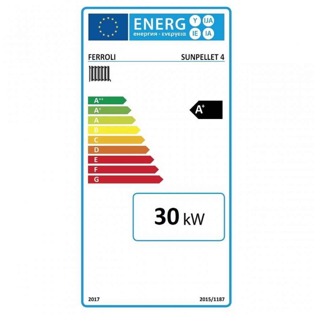 Λέβητας πέλλετ  Ferroli SUN PELLET 4, 30 KW | Έτοιμες λύσεις Pellet | Pellet |