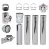 Κιτ καπναγωγών διπλού τοιχώματος INOX AISI 304 Ф150 (Εσωτερική διάμετρος), 4.7m