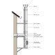 Κιτ καπναγωγών διπλού τοιχώματος INOX AISI 304 Ф180 (Εσωτερική διάμετρος), 5.7m