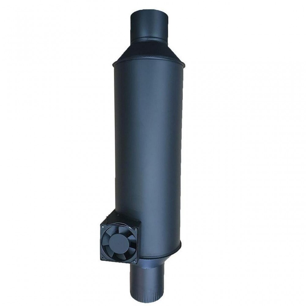 Εναλλάκτης θερμότητας Balkan Energy Vulkan, Διάμετρος 150mm, με ηλεκτρικό ανεμιστήρα | Θερμοσυλλέκτες | Καμινάδες |