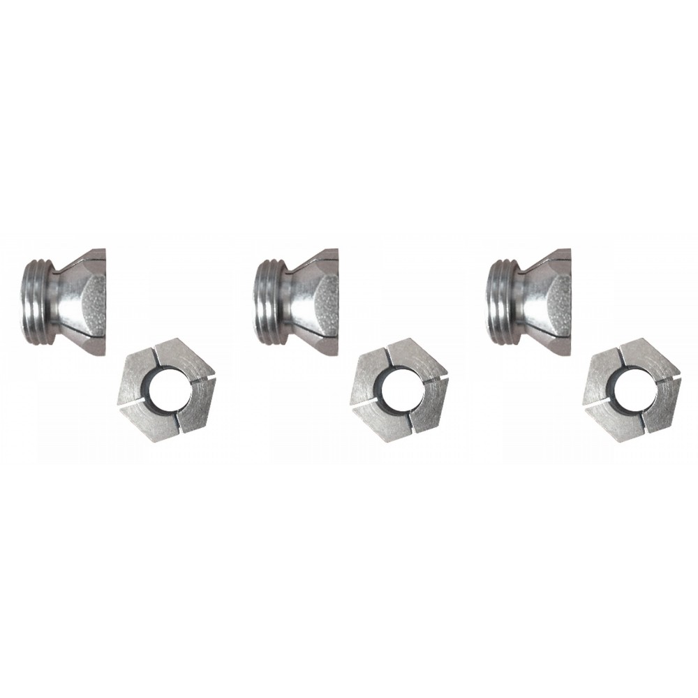 Σύνδεσμος με σπείρωμα 3/8 για αντιστάσεις σομπών πελλετ - x3