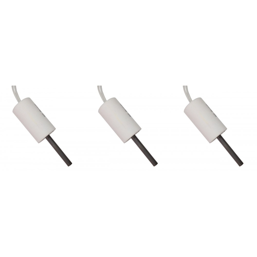 Αντίσταση σόμπας πέλλετ χαμηλής ισχύος για ComfortBilt, Edilkamin, μήκος 66mm, 90-100W σε 24V - x3