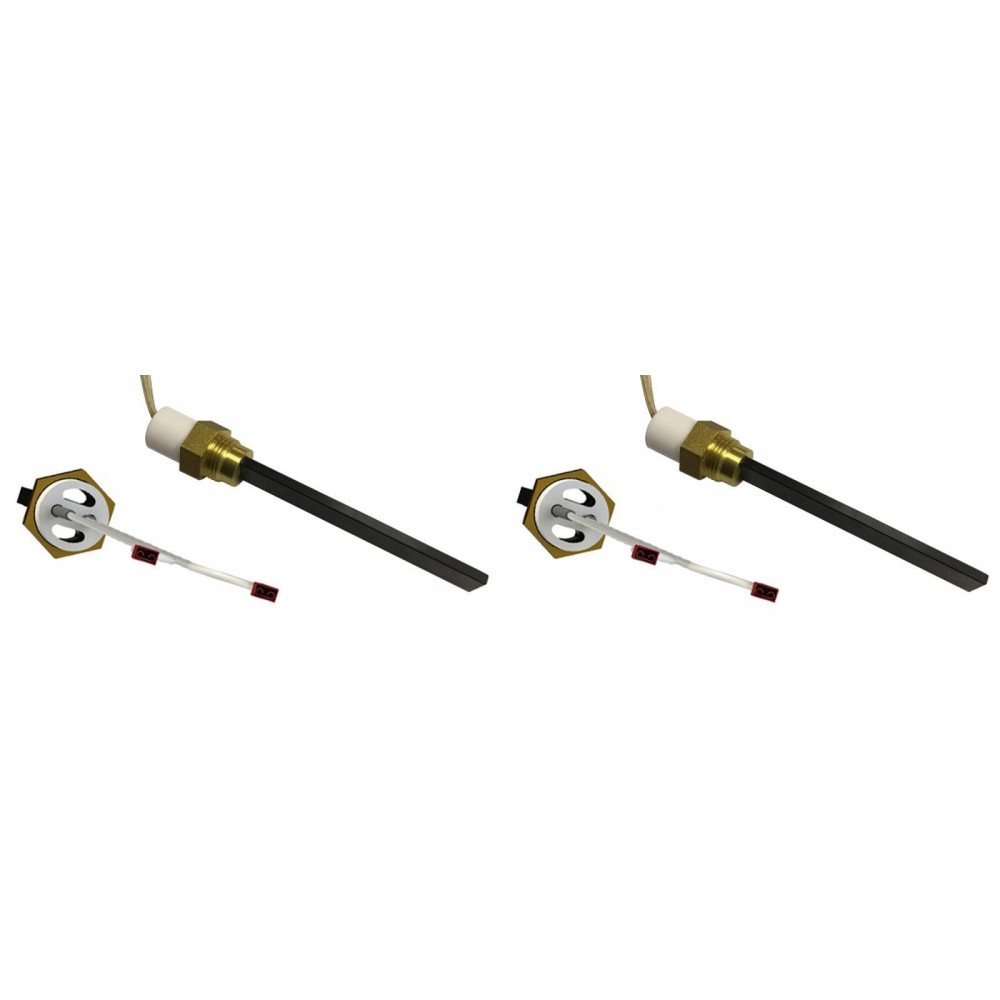 Αντίσταση σόμπας πέλλετ χαμηλής τάσης για Eco Spar, BURNiT, ComfortBilt, μήκος 123mm, 120W σε 24V - x2