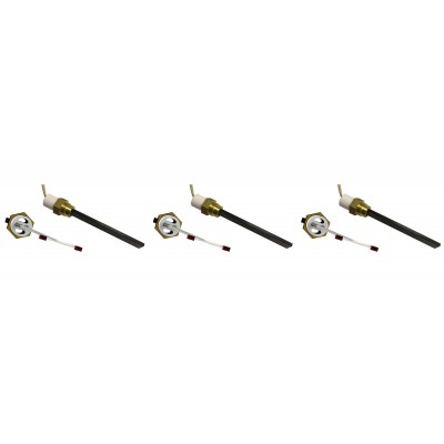 Αντίσταση σόμπας πέλλετ χαμηλής τάσης για Eco Spar, BURNiT, ComfortBilt, μήκος 123mm, 120W σε 24V - x3 - Ανταλλακτικά για σόμπες pellet