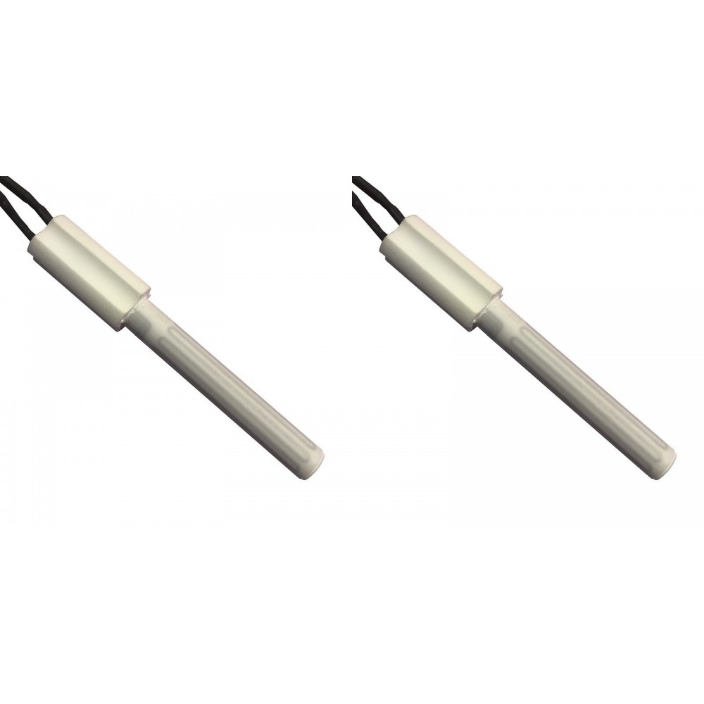 Κεραμική αντίσταση σόμπας πέλλετ Eco Spar, BURNiT, Ashley, Adler, AMG, Piazzetta, Μήκος 102mm, 250W - x2 | Αντιστάσεις σομπών πελλετ | Ανταλλακτικά για σόμπες pellet |