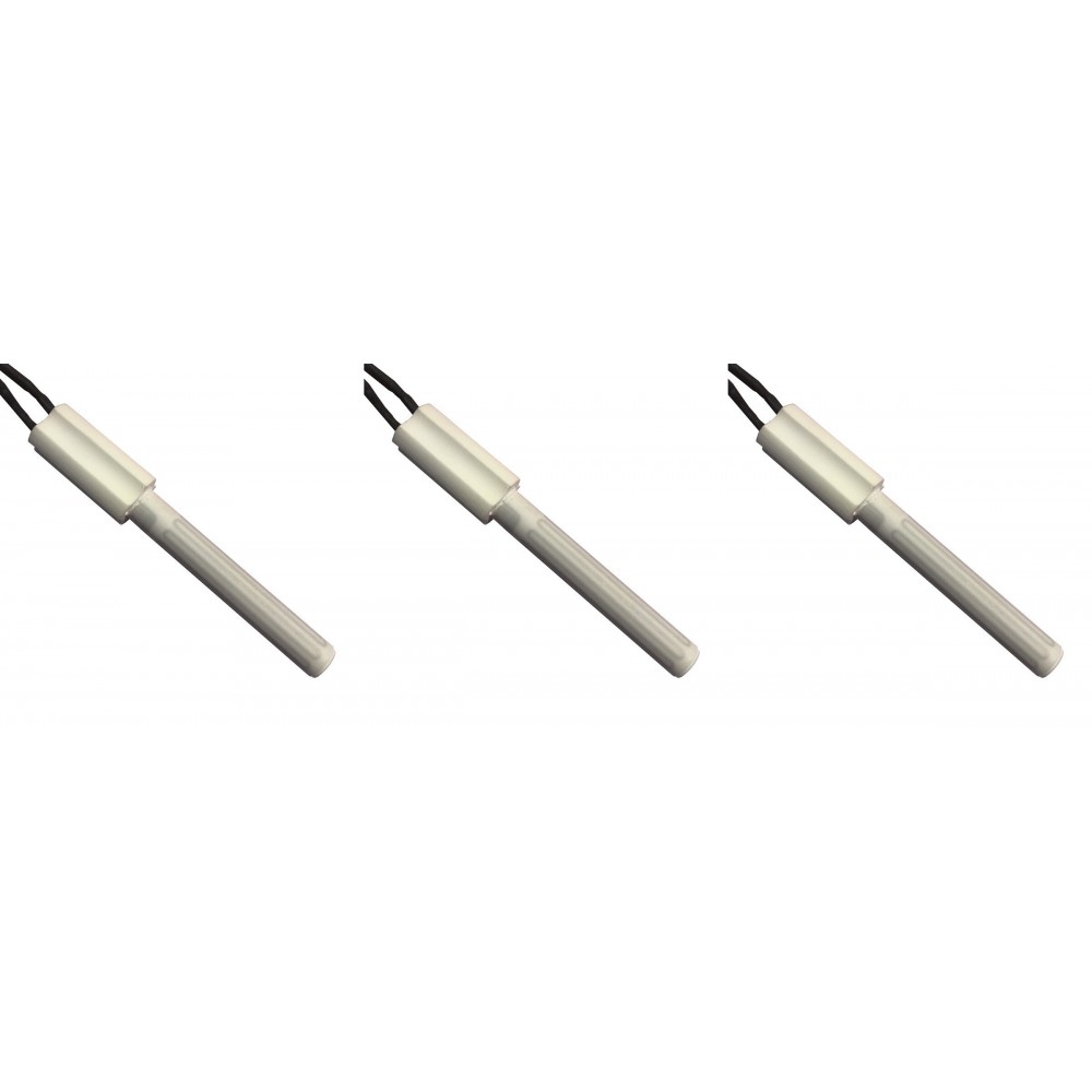 Κεραμική αντίσταση σόμπας πέλλετ Eco Spar, BURNiT, Ashley, Adler, AMG, Piazzetta, Μήκος 102mm, 250W - x3 | Αντιστάσεις σομπών πελλετ | Ανταλλακτικά για σόμπες pellet |