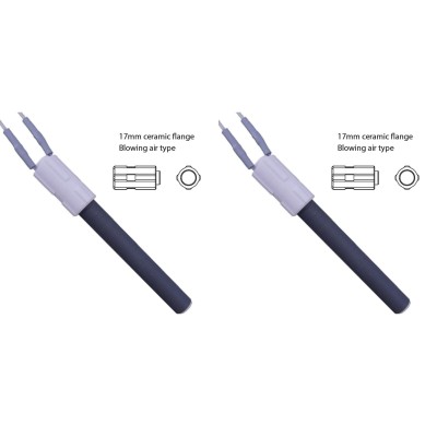 Κεραμική αντίσταση σόμπας πέλλετ, Μήκος 113mm, 260W για πέλλετ σόμπες BURNiT, Pallazzetti - x2 - Ανταλλακτικά για σόμπες pellet