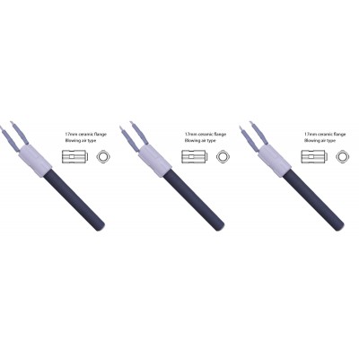 Κεραμική αντίσταση σόμπας πέλλετ, Μήκος 113mm, 260W για πέλλετ σόμπες BURNiT, Pallazzetti - x3 - Ανταλλακτικά για σόμπες pellet