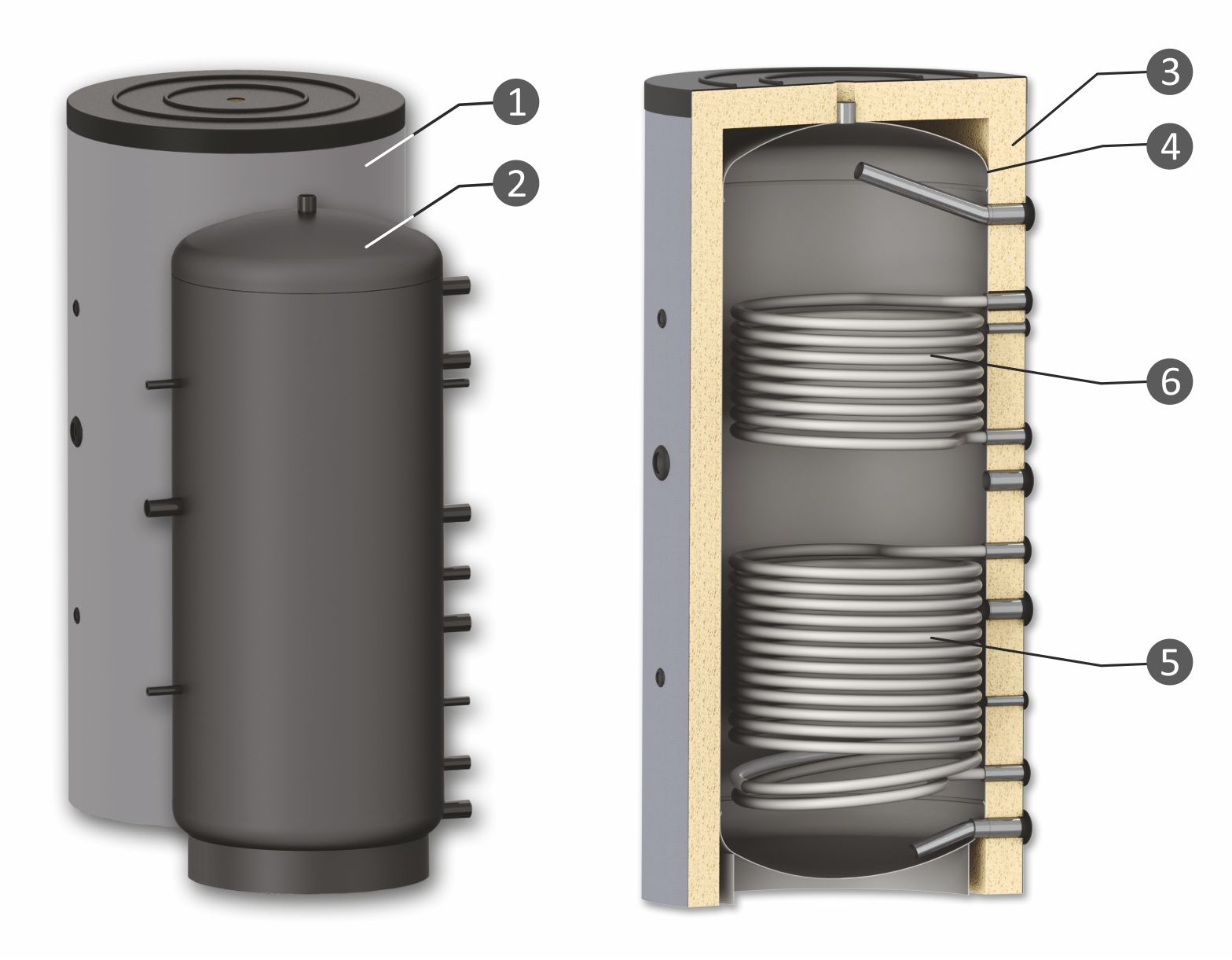Buffer tank PR2 series
